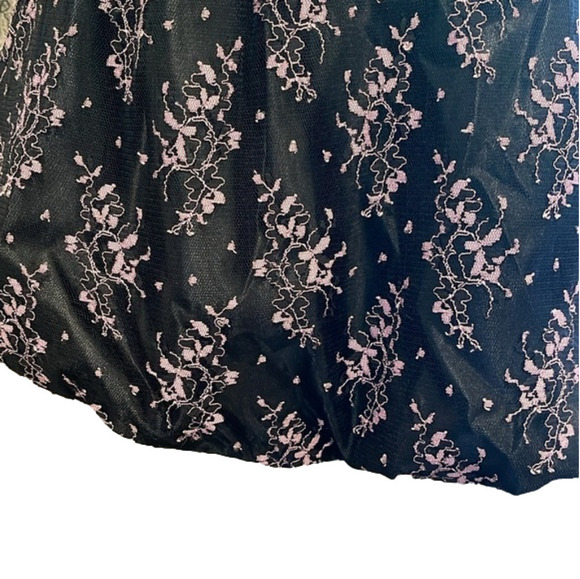 Vintage Jessica McClintock Gunne Sax Lace Bubble Hem Dress Sz 5 (Fits XS–S) - Picture 4 of 12